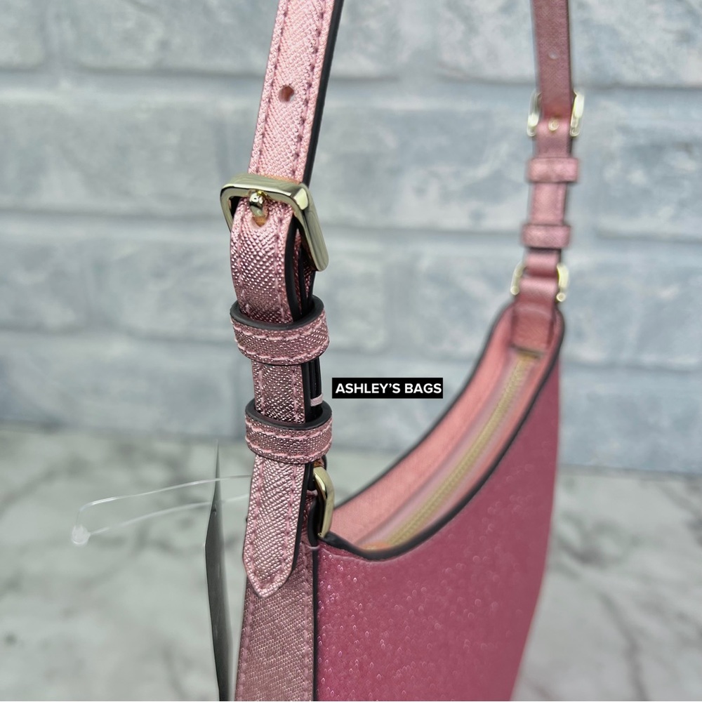 Kate Spade Glimmer Glitter Shoulder Bag In Mitten Pink - Picture 6 of 11